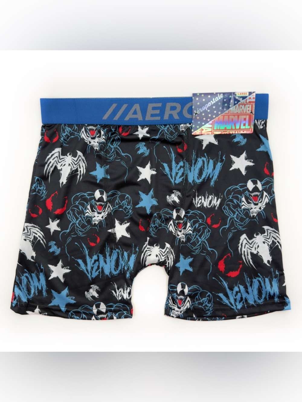 Venom Marvel Boxer Briefs Mens Size Large Underwear Spider-Man Spiderman Gift